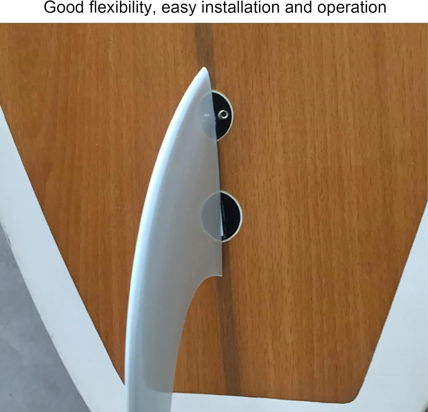 3PCS Surfboard Fin Replacement PVC Paddle Board Fin Surfboard Accessory for Outdoor Surfboard Accessory