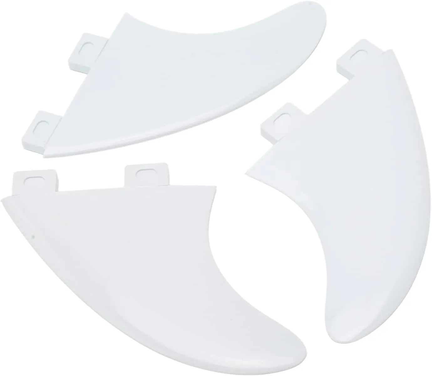 3PCS Surfboard Fin Replacement PVC Paddle Board Fin Surfboard Accessory for Outdoor Surfboard Accessory