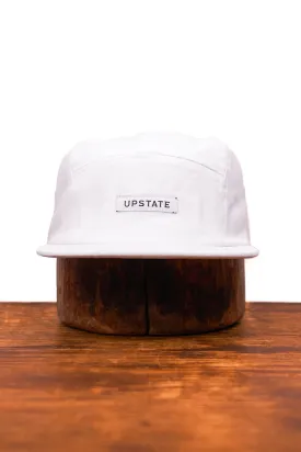 5-Panel Camper Hat - ACORN SIDE LOGO - WHITE