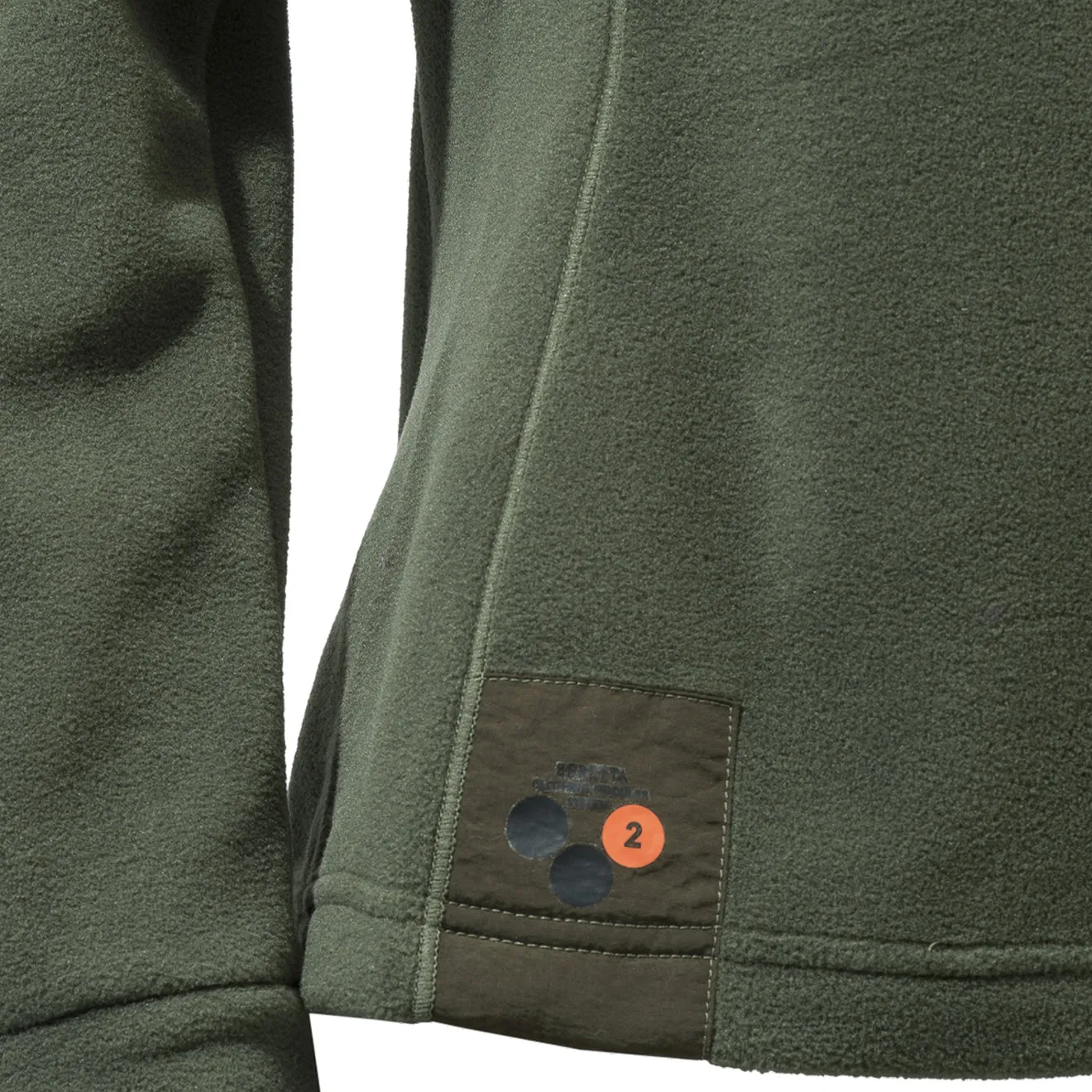 Beretta Womens Half Zip Fleece Green