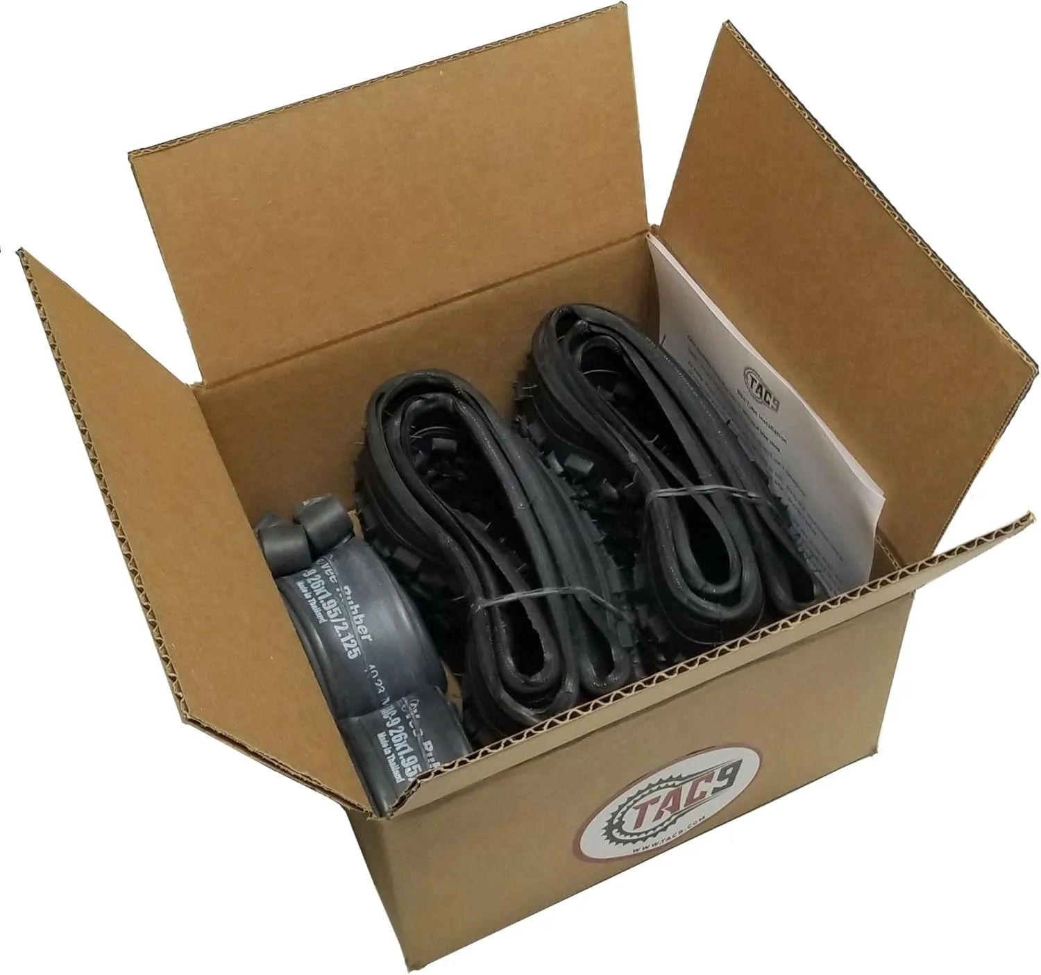 Bike Tires, 26" x 2.00" Alpha Bite MTB - Tire, Tube and Rim Strip Bundle