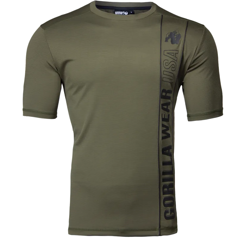 BRANSON T-SHIRT ARMY GREEN/BLACK
