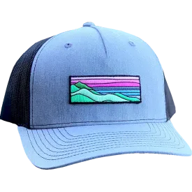 Curved Brim Trucker w/ Ridgecrest Patch