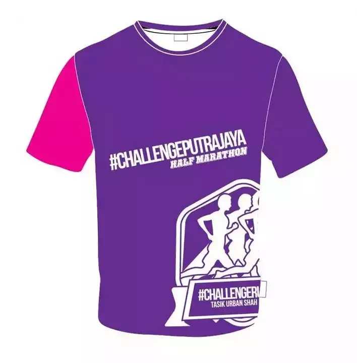 Custom Polyester Marathon Running T-Shirt