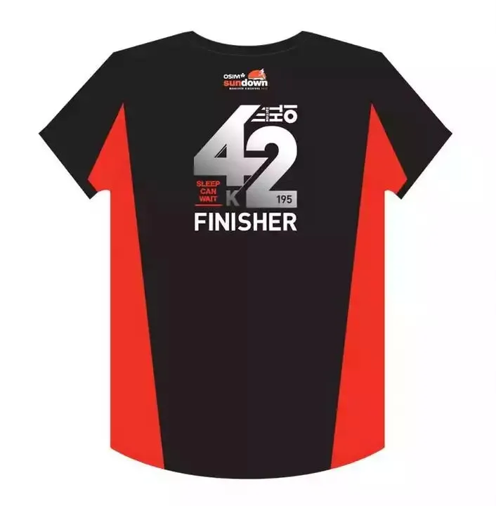 Custom Polyester Marathon Running T-Shirt