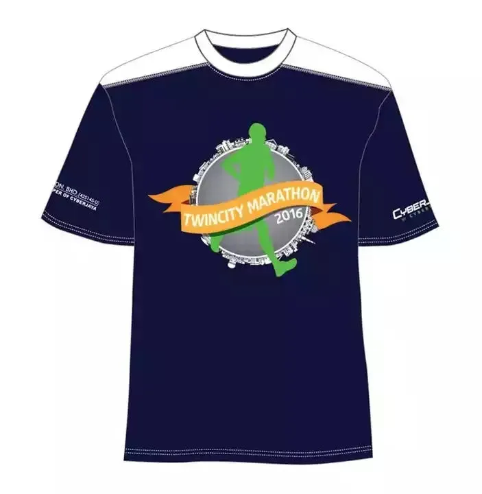 Custom Polyester Marathon Running T-Shirt