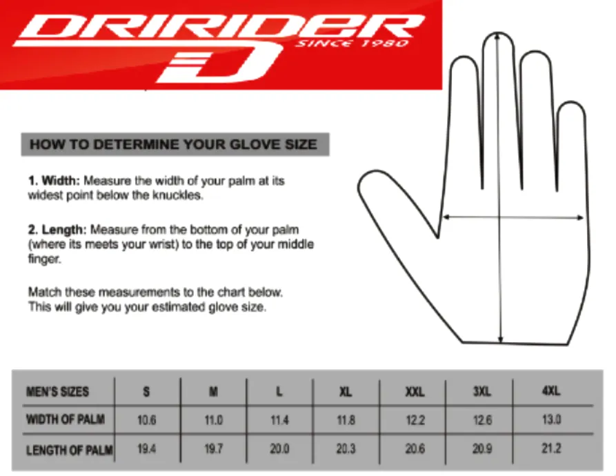 DRIRIDER ADVENTURE 2 BLACK/NAVY GLOVES