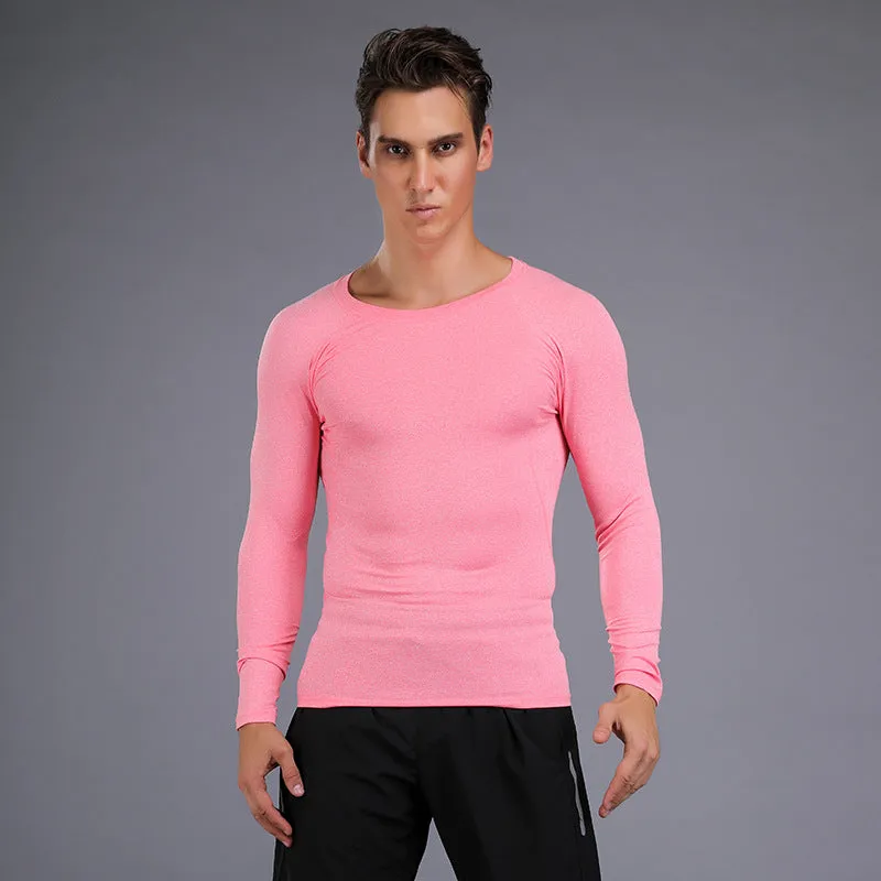 Fitness T-Shirts Compression Tshirts Workout Quick Dry Fit Sport