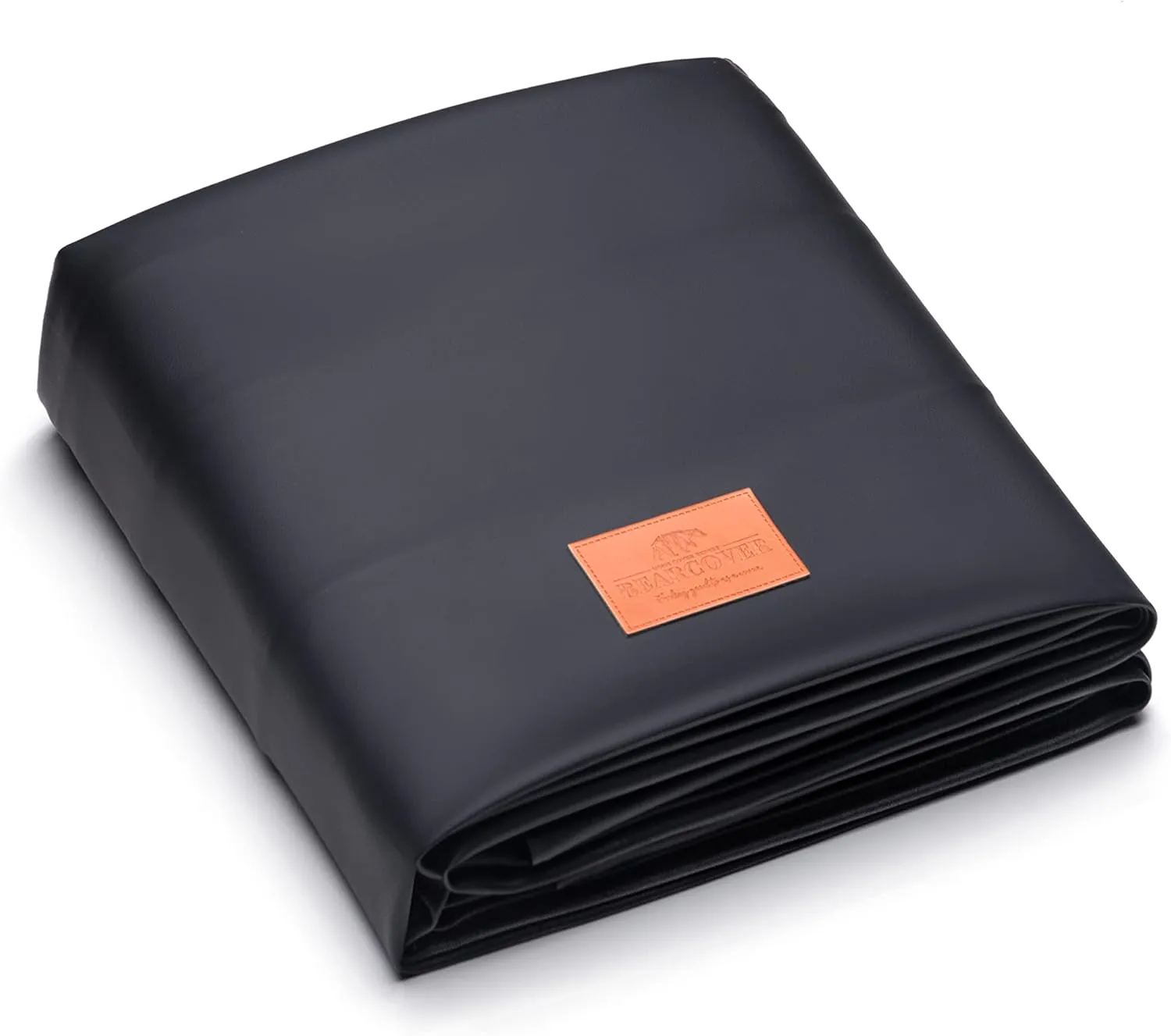 Heavy Duty Leatherette Billiard Pool Table Cover, Waterproof & Tearproof Covers for Pool Table 7/8/9FT Fitted (8 Feet/ Black)