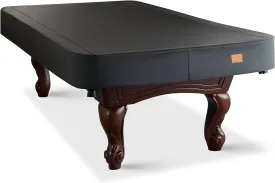 Heavy Duty Leatherette Billiard Pool Table Cover, Waterproof & Tearproof Covers for Pool Table 7/8/9FT Fitted (8 Feet/ Black)