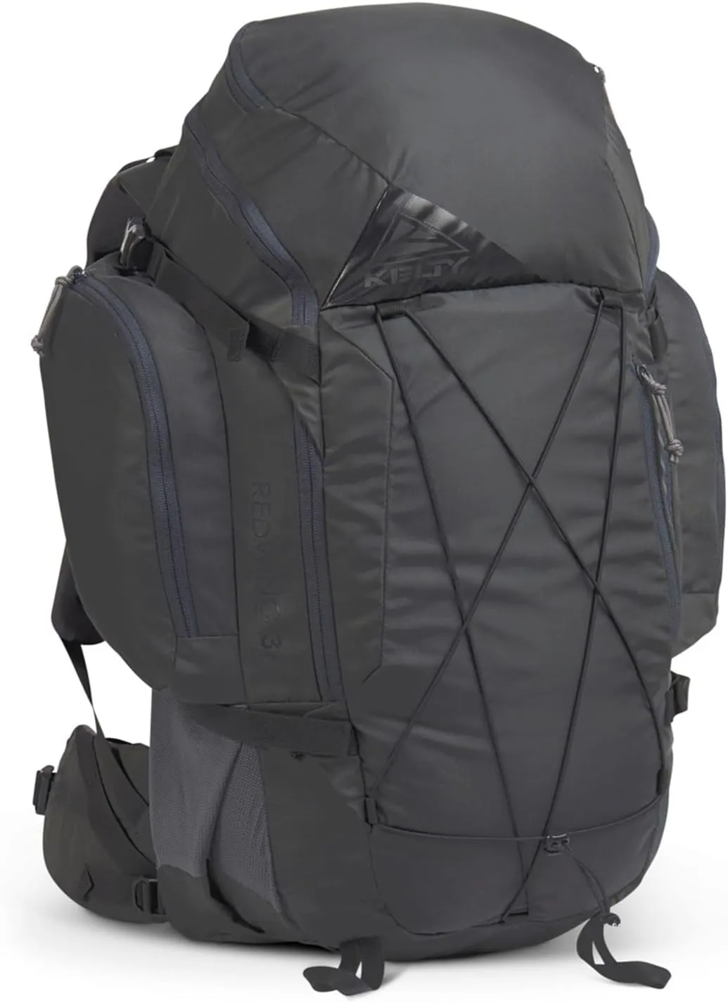 Kelty Redwing 36  36 Liter Internal Frame Backpack for Hiking, Backpacking, Travel, Carry-on Compatible, Hip Belt, Customized Fit, 2023 (Blackout)
