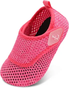 L-RUN Toddler Water Shoes Boys Girls Barefoot Beach Swim Shoes Quick Dry Kids Aqua Socks Non-Slip Wide Baby House Slippers