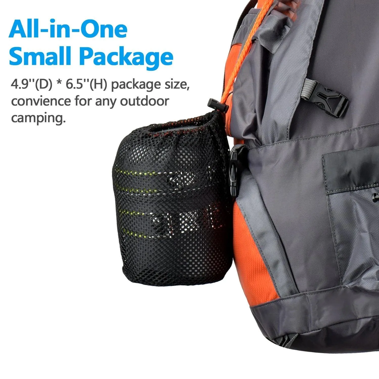 ODOLAND Camping Cookware Kit Lightweight Portable Cookware Set