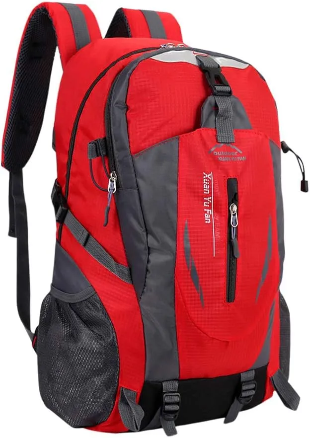 Outdoor Trekking Backpack Nylon Waterproof Hiking Travel 40L Large Capacity Knapsack Lightweight