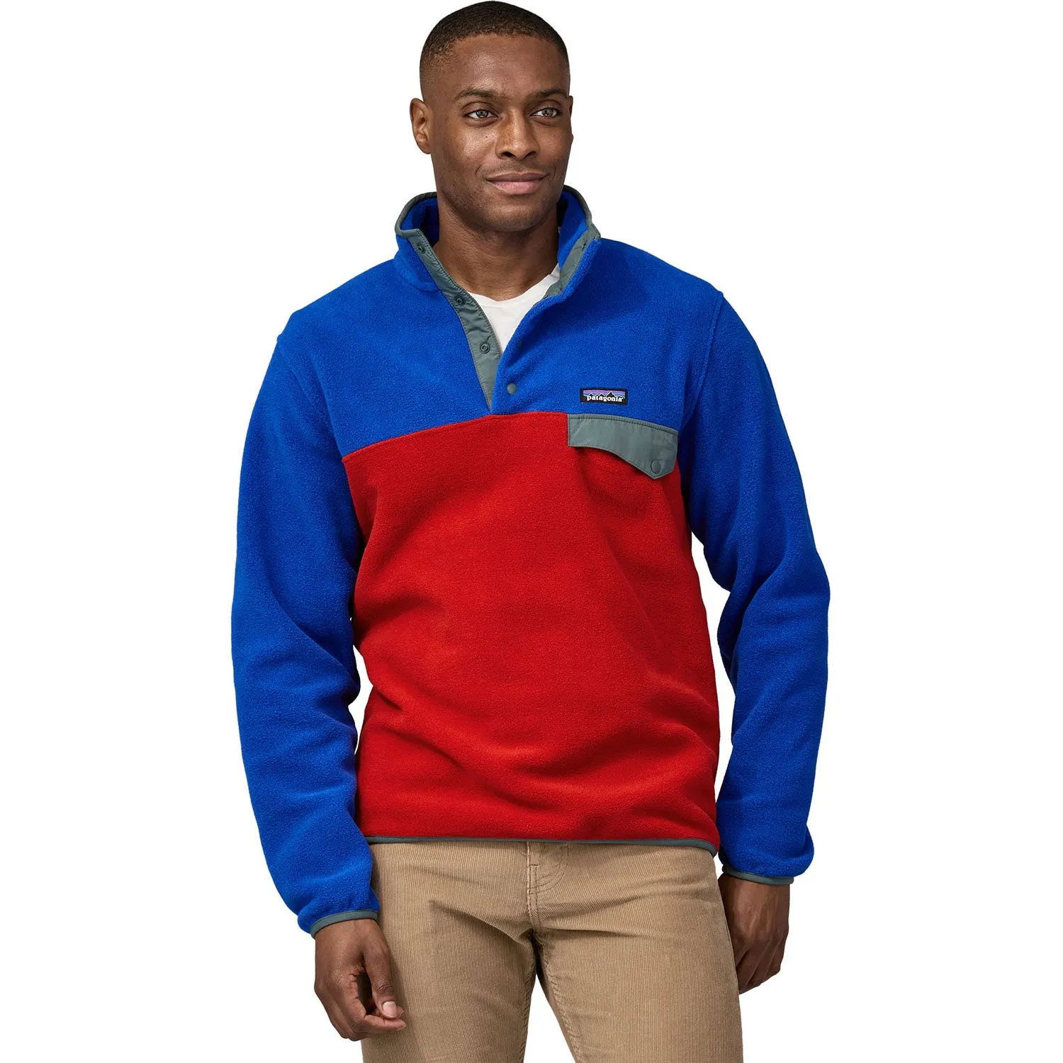 Patagonia Men's Lightweight Synchilla Snap-T Pullover Top (Closeout)