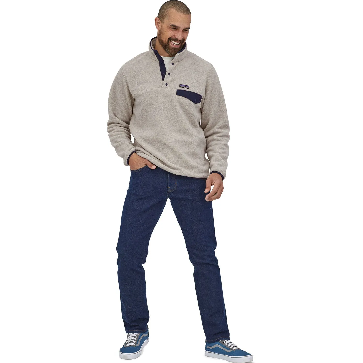 Patagonia Men's Lightweight Synchilla Snap-T Pullover Top (Closeout)
