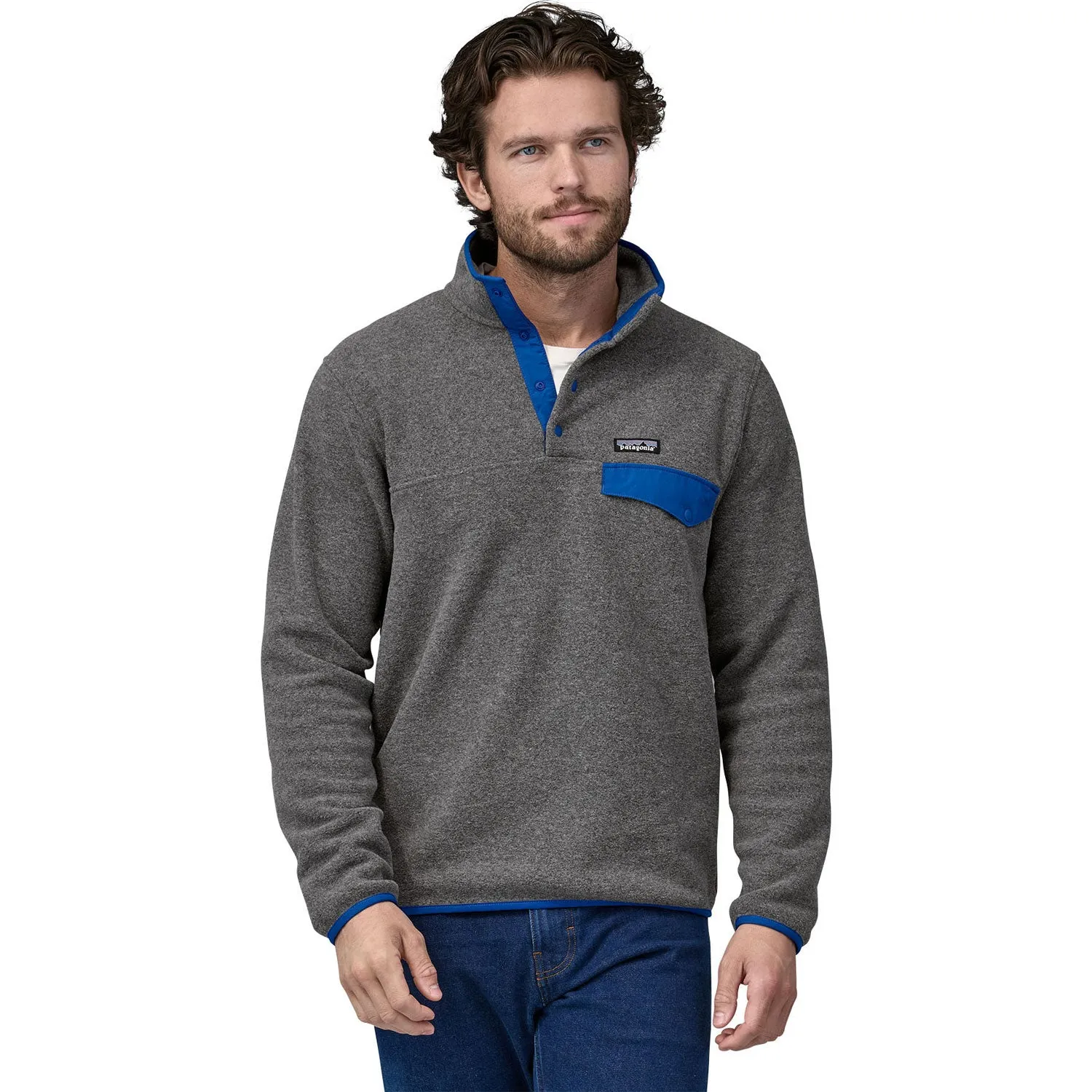 Patagonia Men's Lightweight Synchilla Snap-T Pullover Top (Closeout)