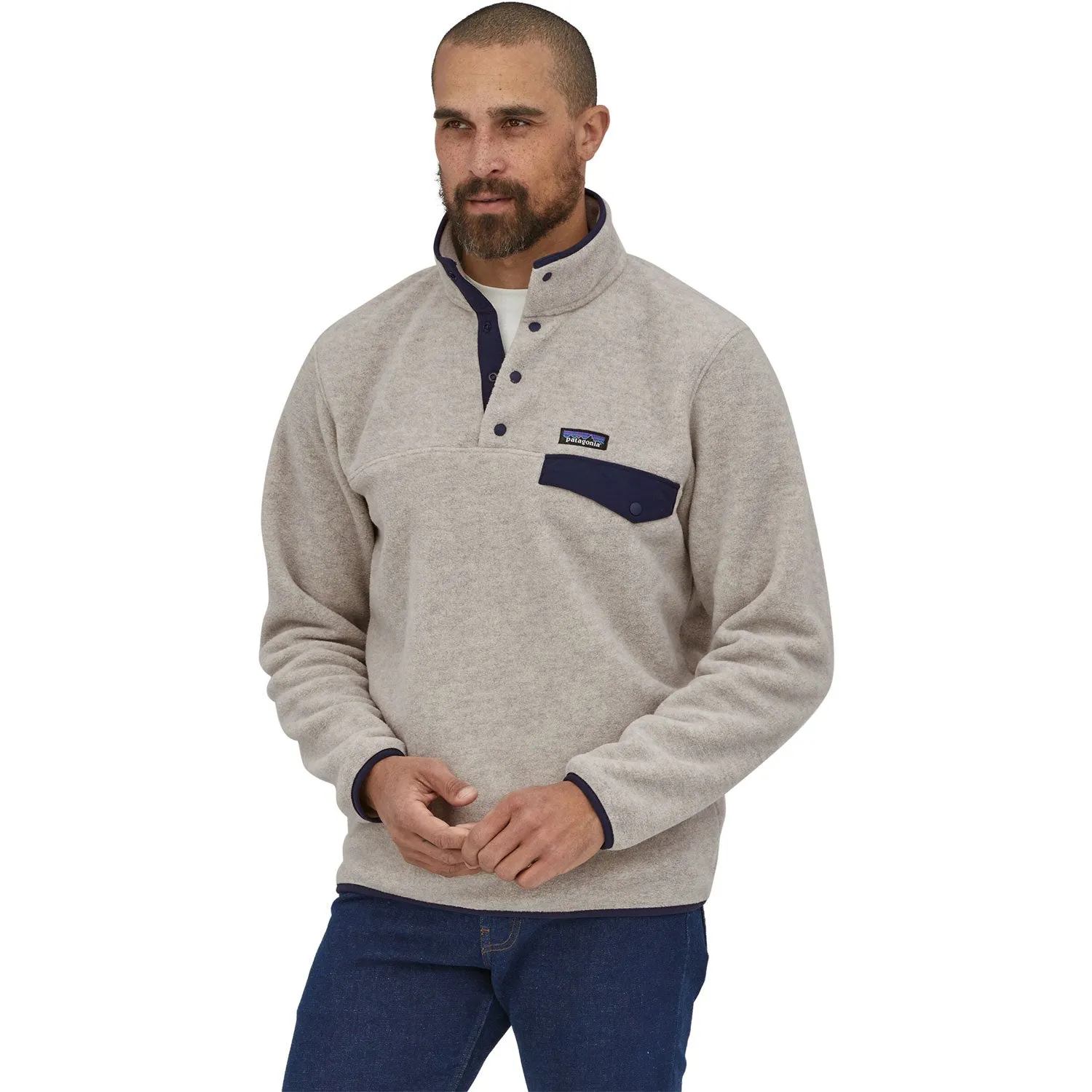 Patagonia Men's Lightweight Synchilla Snap-T Pullover Top (Closeout)