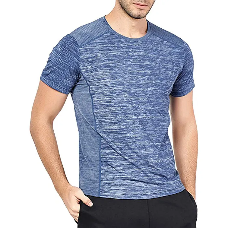 Sidiou Group Anniou Summer Gym Workout Running Tshirt Short Sleeve Quick Dry T-shirt Bodybuilding Training Sport T Shirt