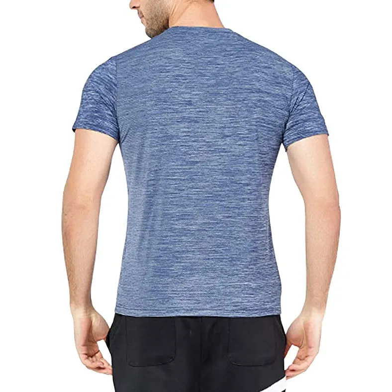 Sidiou Group Anniou Summer Gym Workout Running Tshirt Short Sleeve Quick Dry T-shirt Bodybuilding Training Sport T Shirt