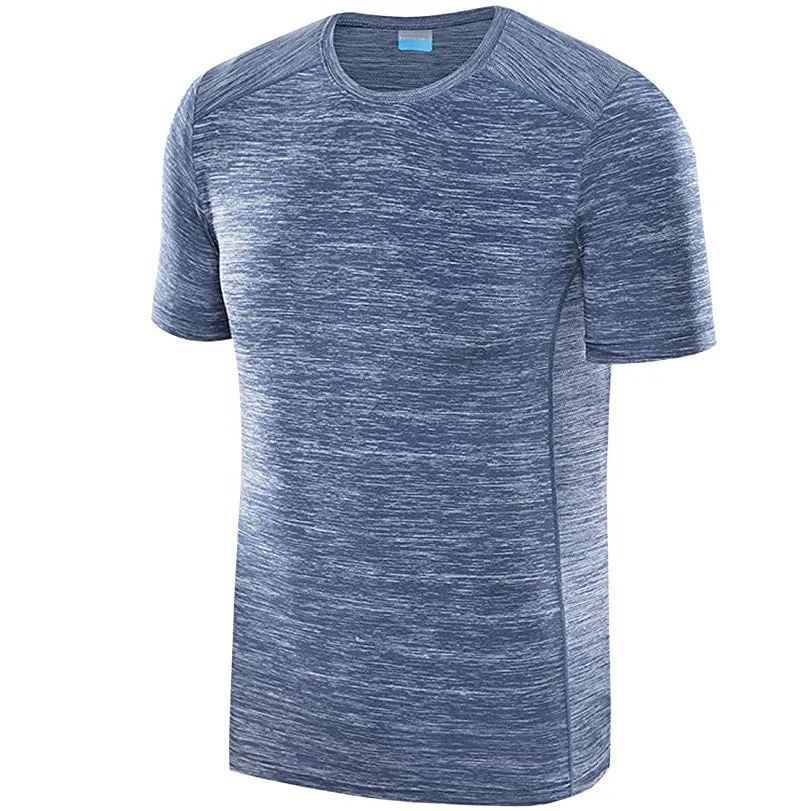 Sidiou Group Anniou Summer Gym Workout Running Tshirt Short Sleeve Quick Dry T-shirt Bodybuilding Training Sport T Shirt