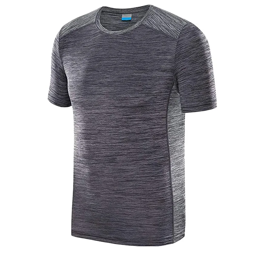 Sidiou Group Anniou Summer Gym Workout Running Tshirt Short Sleeve Quick Dry T-shirt Bodybuilding Training Sport T Shirt