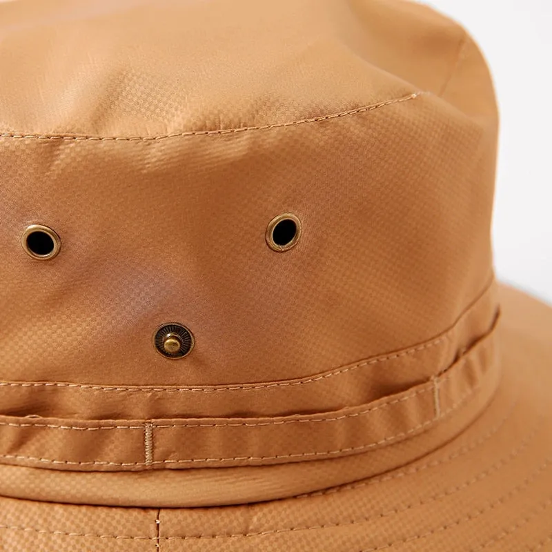 Sidiou Group Outdoor Hat Wide Brim Bucket Hats UV Protection Boonie Breathable Hat for Fishing