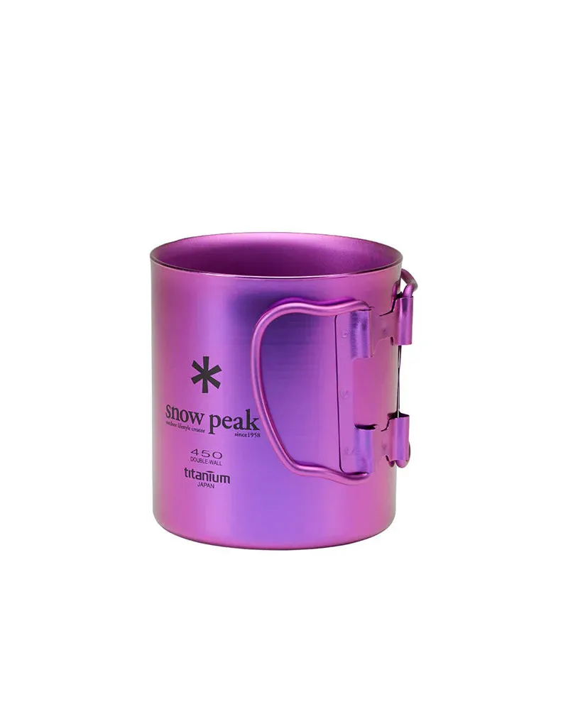 TITANIUM DOUBLE WALL ANODIZED CUP 450