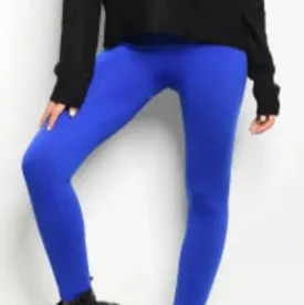 Women's Blue fleece Leggings