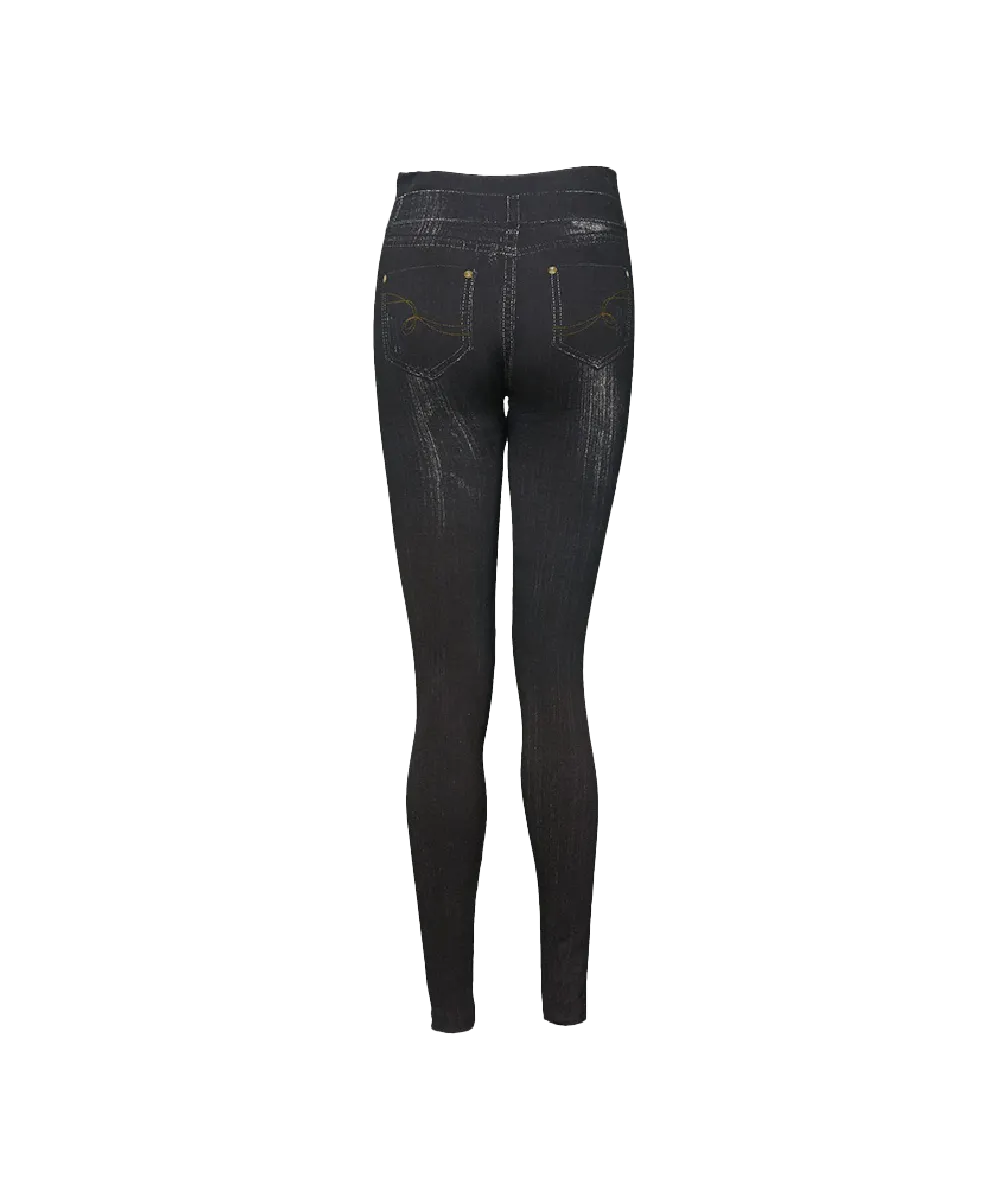 Women's Dark Denim Embroidery Fleece Jennings
